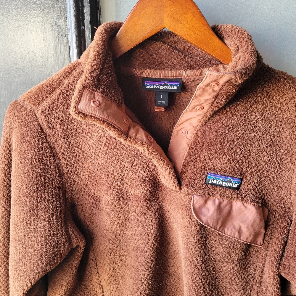 Patagonia Women's Re-Tool Snap-T Fleece Pullover Small Pocket Snap Buttons - Picture 8 of 10